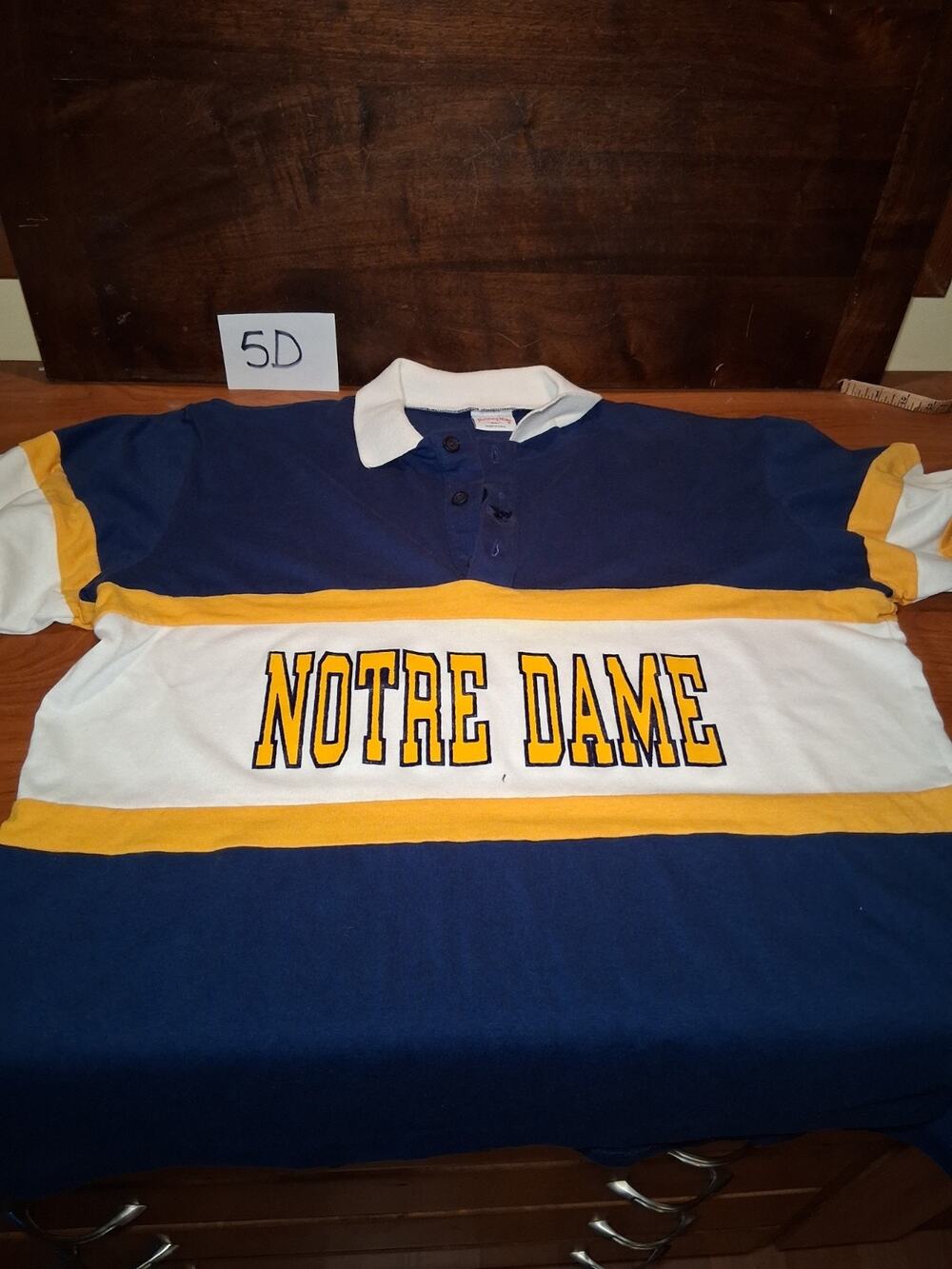 5D Vintage Nutmeg Hill Notre Dame Polo All Around